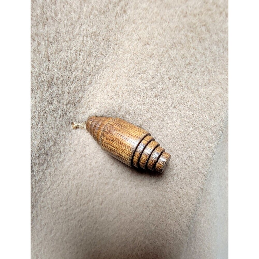 Vintage Susan Lynn Car Coat Golden Beige Light Academia Scandinavian Retro Indie - Picture 5 of 7